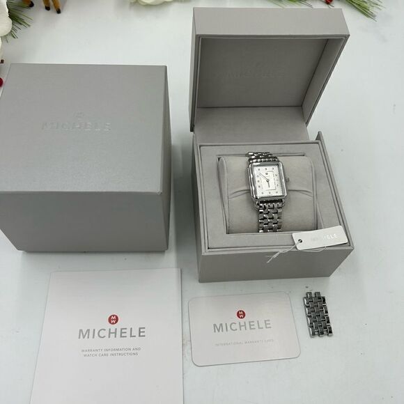 SOLD!!!!!!!!!         Women’s Michele  stainless steel watch - Picture 2 of 7